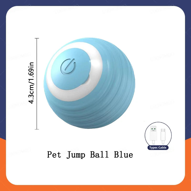 Smart Dog Toy Ball Electronic Interactive Pet Toy Moving Ball USB Automatic Moving Bouncing for Puppy Christmas Gift Cat Product
