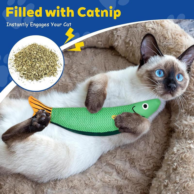 Self Warming Pet Bed, Rock the Fish to Sleep ,Small Self Heating Pet Crate Pad,Warm Fleece Pet Sleeping Mat, Thermal Extra Warm Mat Indoor & Outdoor, Double-Sided Warmth & Washable