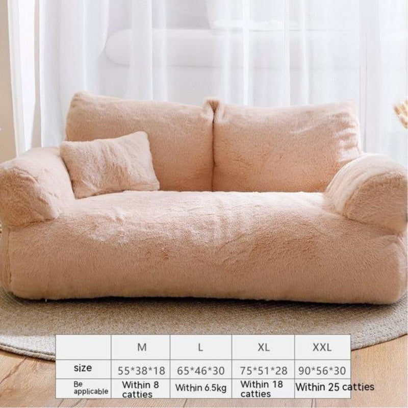 Cozy Flannel Cat Sofa: Washable, Warm, and Perfect for Your Feline Friend
