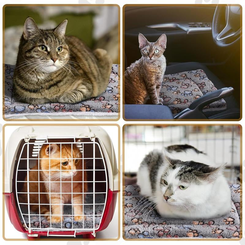 Self Warming Pet Bed, Rock the Fish to Sleep ,Small Self Heating Pet Crate Pad,Warm Fleece Pet Sleeping Mat, Thermal Extra Warm Mat Indoor & Outdoor, Double-Sided Warmth & Washable