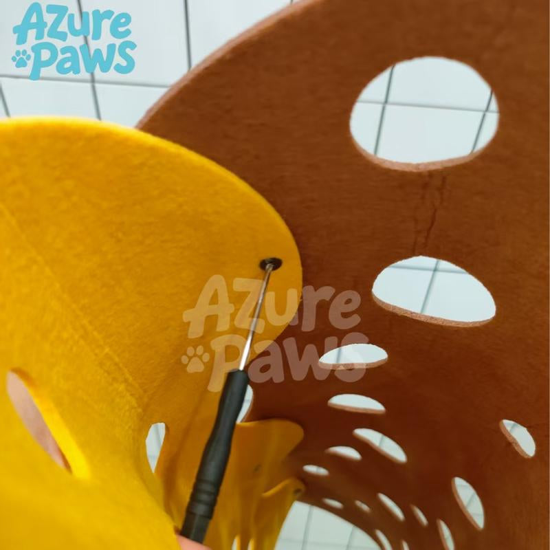 Interlockable Paper Scratch Board: a Multifunctional Pet Toy for Cats – Features Maze Holes, Crawl Tunnel, Scratch Pad, and 2-In-1 Space for Sleeping & Playing; Includes Button Screws, Installation Tools, Ideal for DIY Enthusiasts Festival Gifts