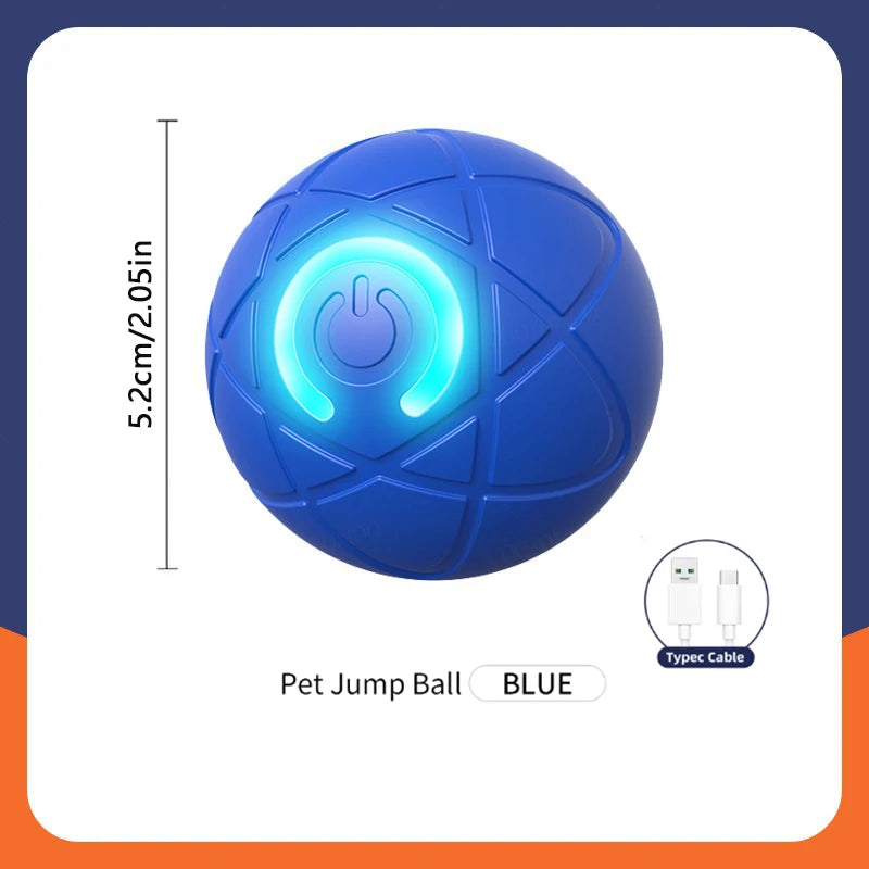 Smart Dog Toy Ball Electronic Interactive Pet Toy Moving Ball USB Automatic Moving Bouncing for Puppy Christmas Gift Cat Product