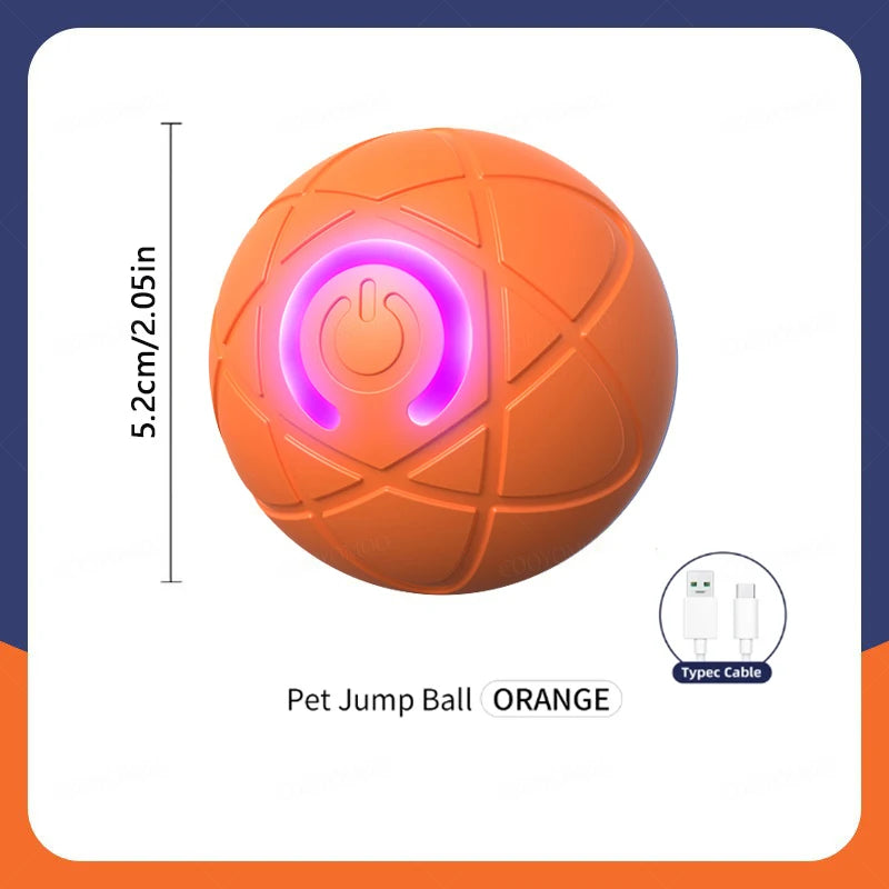 Smart Dog Toy Ball Electronic Interactive Pet Toy Moving Ball USB Automatic Moving Bouncing for Puppy Christmas Gift Cat Product