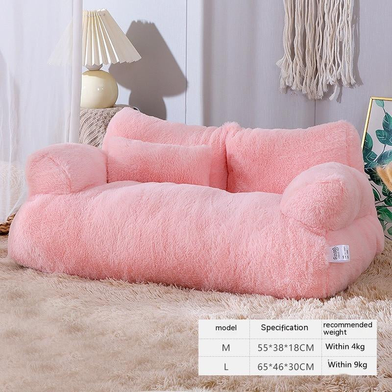 Cozy Flannel Cat Sofa: Washable, Warm, and Perfect for Your Feline Friend