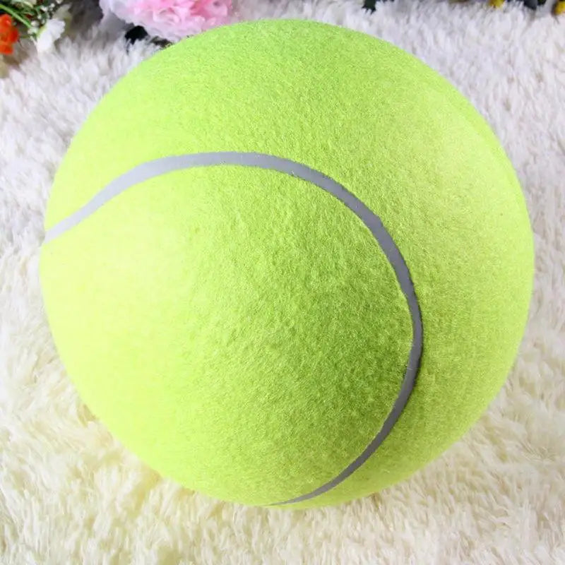 Mega Jumbo Dog Tennis Ball - Interactive Chewing Toy for Endless Fun and Training