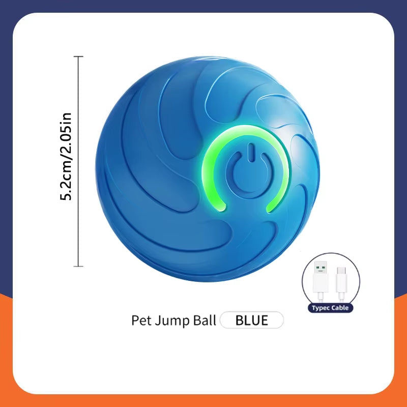 Smart Dog Toy Ball Electronic Interactive Pet Toy Moving Ball USB Automatic Moving Bouncing for Puppy Christmas Gift Cat Product