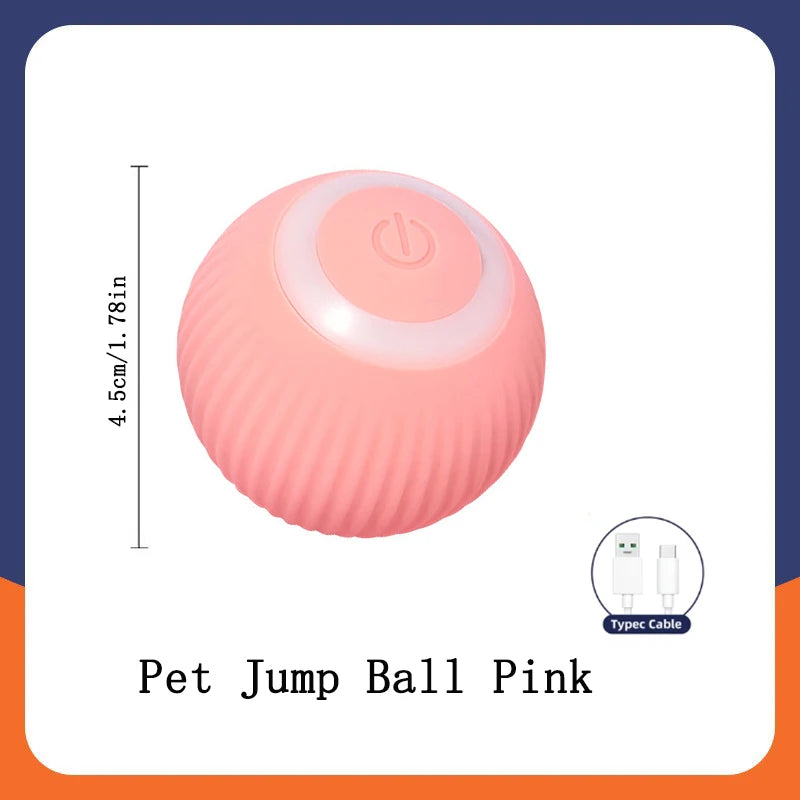 Smart Dog Toy Ball Electronic Interactive Pet Toy Moving Ball USB Automatic Moving Bouncing for Puppy Christmas Gift Cat Product