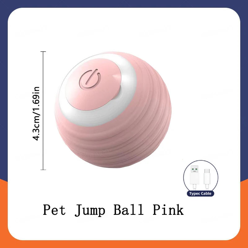 Smart Dog Toy Ball Electronic Interactive Pet Toy Moving Ball USB Automatic Moving Bouncing for Puppy Christmas Gift Cat Product