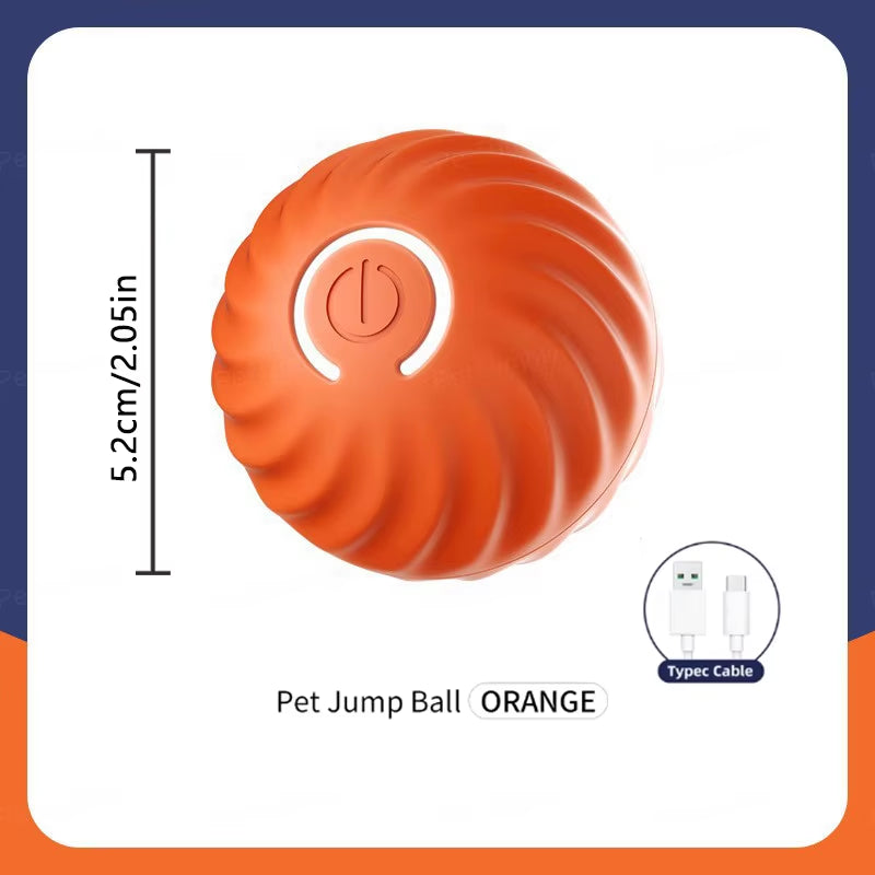 Smart Dog Toy Ball Electronic Interactive Pet Toy Moving Ball USB Automatic Moving Bouncing for Puppy Christmas Gift Cat Product