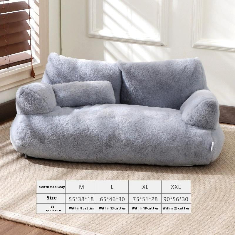 Cozy Flannel Cat Sofa: Washable, Warm, and Perfect for Your Feline Friend