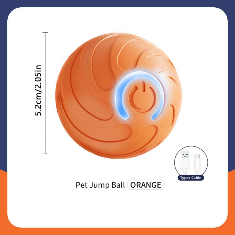 Smart Dog Toy Ball Electronic Interactive Pet Toy Moving Ball USB Automatic Moving Bouncing for Puppy Christmas Gift Cat Product