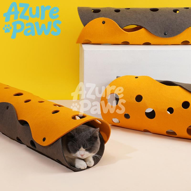Interlockable Paper Scratch Board: a Multifunctional Pet Toy for Cats – Features Maze Holes, Crawl Tunnel, Scratch Pad, and 2-In-1 Space for Sleeping & Playing; Includes Button Screws, Installation Tools, Ideal for DIY Enthusiasts Festival Gifts