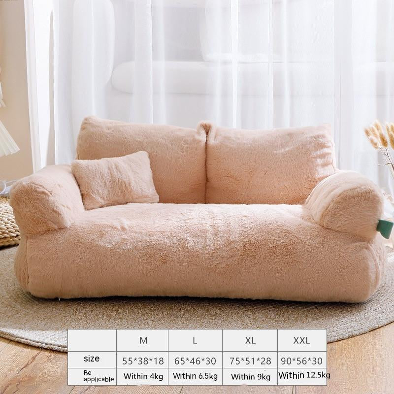 Cozy Flannel Cat Sofa: Washable, Warm, and Perfect for Your Feline Friend
